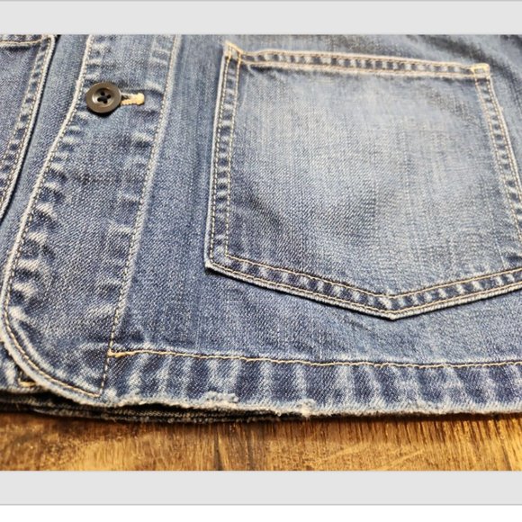 Madewell Denver Chore Denim Button Down Jean Jacket - Picture 10 of 11